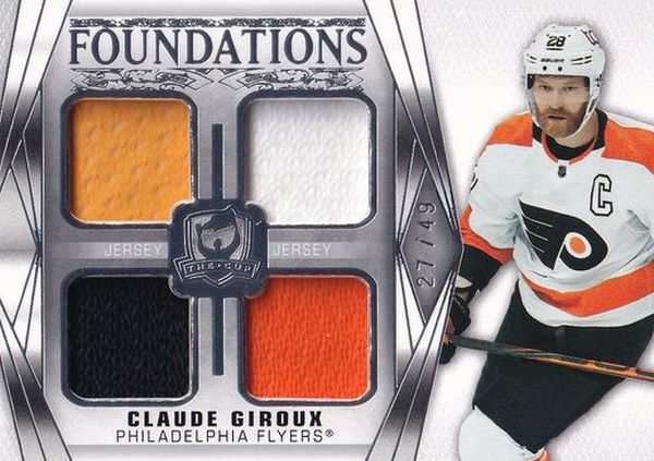 jersey karta CLAUDE GIROUX 20-21 UD The CUP Foundations /49